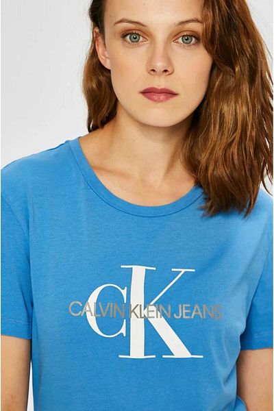 Calvin Klein Unisex Seasonal Monologo Slim Fit Crew Neck T-Shirt