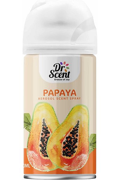 DR SCENT Rawaieh Al Zuhor Air Freshener Papaya Aerosol Spray (300ml)