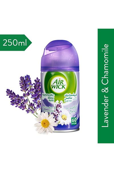 Air Wick Air Freshener Freshmatic Refill Lavender, 250ml Twin Pack
