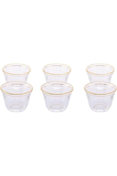 AKDC Cawa Cup 6Pcs Set L(6CM) XW(6CM) XH(5CM) Transparent 4560460023576