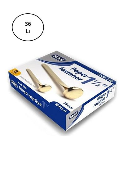 Alray Mas Tongs Fastener 38 Mm No:9 36 Pieces