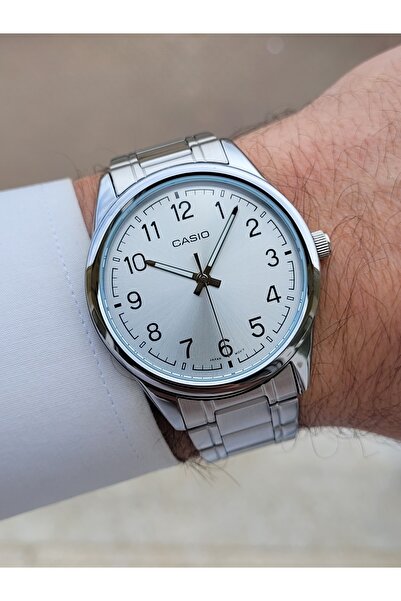 Casio Çelik Kordon Gümüş Renk Erkek Kol Saati