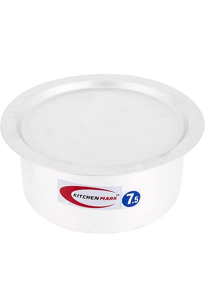 AKDC Kitchenmark 7.5 Kg Aluminium Silver Cooking Pot