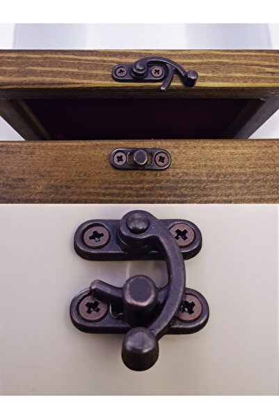 sharp&art Wooden Jewelry Box with Tile Decorations, with 2 Model Options...