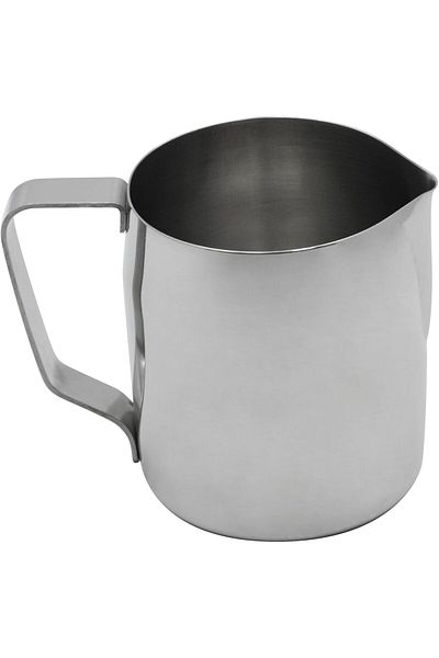 RAJ Stainless Steel Milk Frothing Cup - 24 oz,CMCF48, Espresso Steaming Pitcher,Coffee Frothing Jug