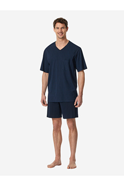 Schiesser Pyjama Comfort Essentials Schlafanzug Schlafmode Bequem