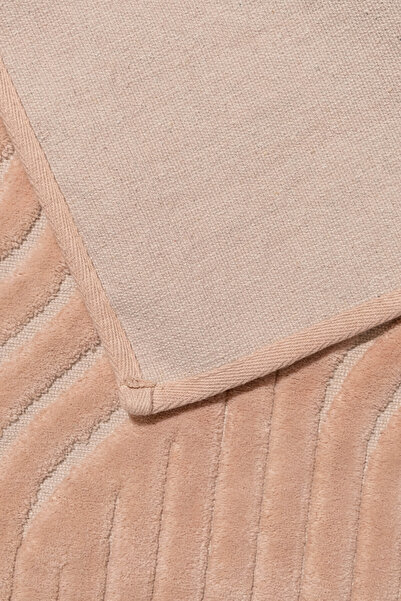 SENAX Σετ 2 χαλιών μπάνιου με σχέδιο βεντάλια - 100% βαμβάκι