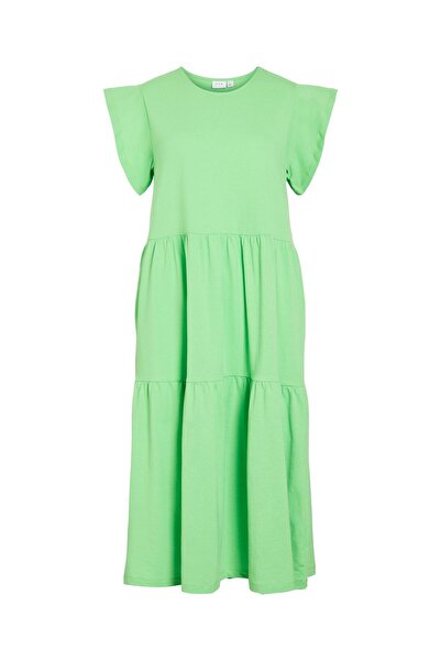 VILA Midikleid Kurzärmeliges