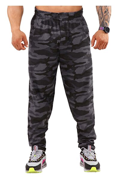 BGSM Kamuflaj Eşofman Altı Fitness Pantolon Pnt1346