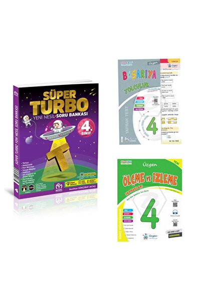 Model Eğitim Yayınları 4.SINIF SÜPER TURBO TÜM DERSLER SORU BANKASI VE ÜÇGEN YAYINLARI DENEME + TÜM DERSLER YAPRAK TEST