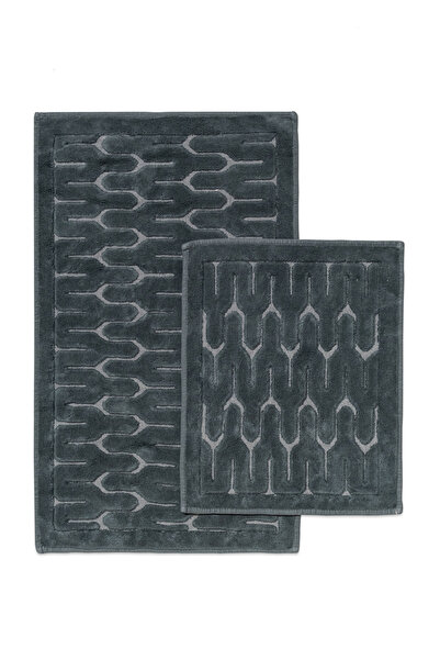 SENAX Set de 2 covorașe de baie cu model arc - 100% bumbac