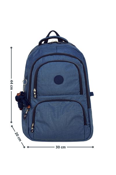 Roxy Crinkle Fabric Lightweight Backpack - Suitable for School/Daily Use, Waterproof, Multi-Compartment