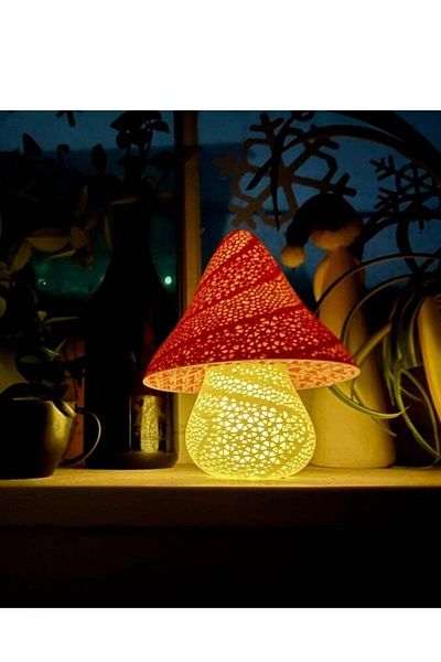 3D Brothers Mushroom Lamp Light Led