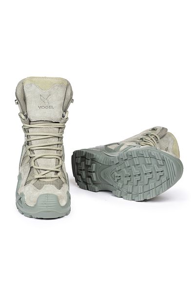 Vogel Δερμάτινες μπότες Mint Green Guard X Suede χωρίς φερμουάρ