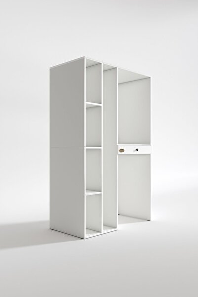 Kenzlife Çamaşır-Kurutma Makinesi Dolabı Gutas Sol Byz 187*120*60 Çekmeceli Banyo