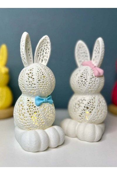 3D Brothers USB Light led Rabbit table lamp