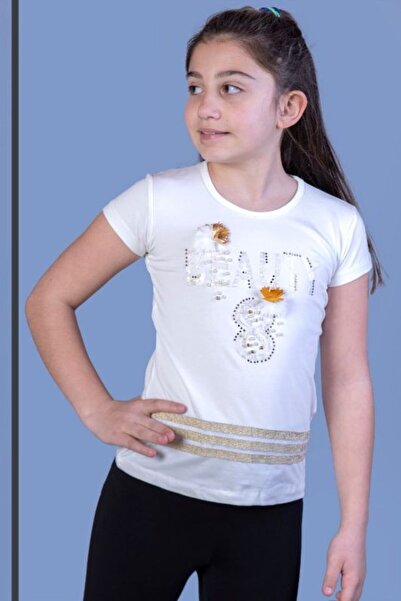 Toontoy Tricou pentru fete Beauty cu imprimeu