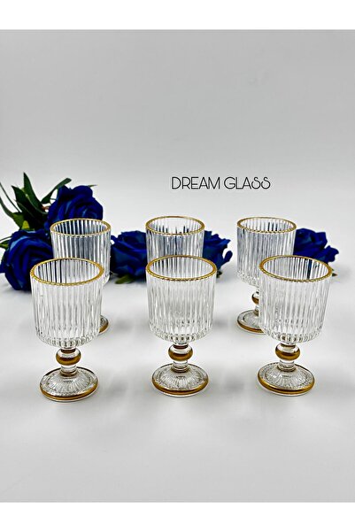 Dream glass 6 KİŞİLİK  ŞIK KAHVE YANI BARDAĞI TAKIMI