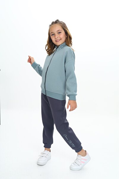 Toontoy Детски комплект спортен екип с бродерия в стил Tnty за момичета