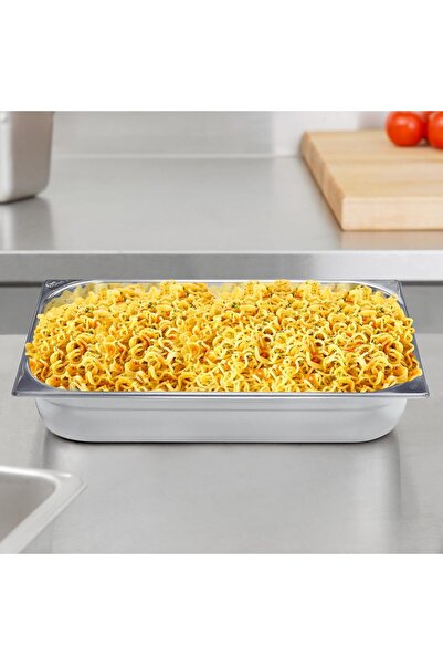 RAJ Steel GN Pan, Silver, 530X325X65, CS5702 - Catering, Food Warmer, Storage Container