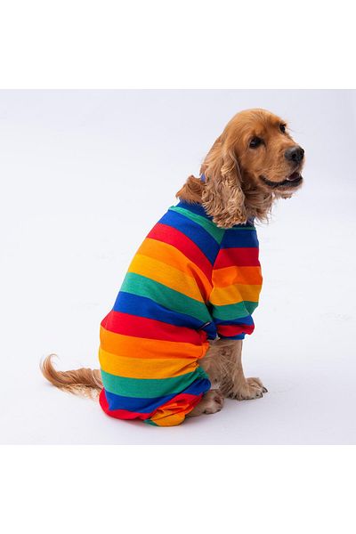 Pettrend Medium-Large Breed Dog Pajamas, Jumpsuit and Clothes (15 Kg-45 kg)