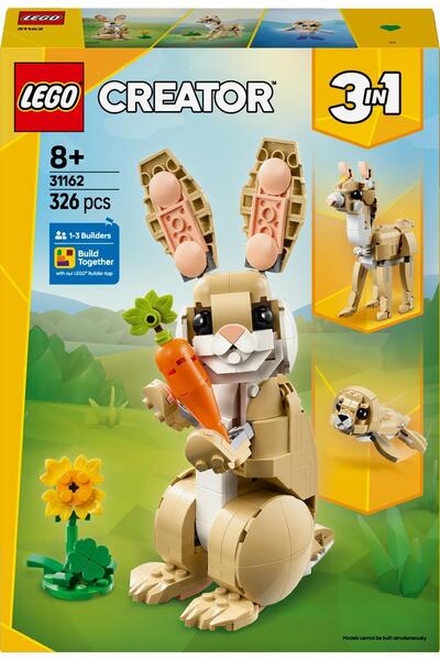 LEGO ® Creator 3 v 1 Roztomilý králík 31162 – (326 DÍLŮ)