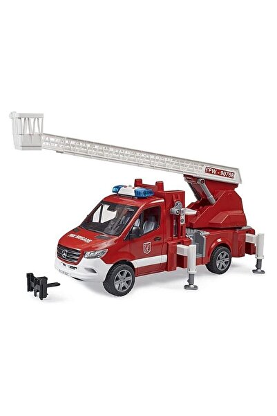 Bruder سيارة إطفاء برودر إم بي سبرينتر مع سلم ومضخة مياه 02673