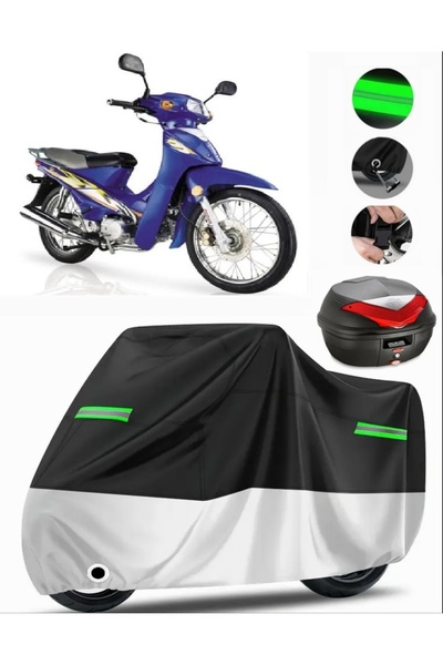 MotoEN Kanuni Tigrina S100 متوافق مع القماش المشمع للدراجات النارية Premium (...