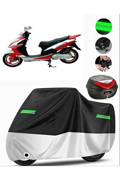 MotoEN Mondial 151 Rs Rear Case Compatible Premium Motorcycle Tarpaulin (Lock...