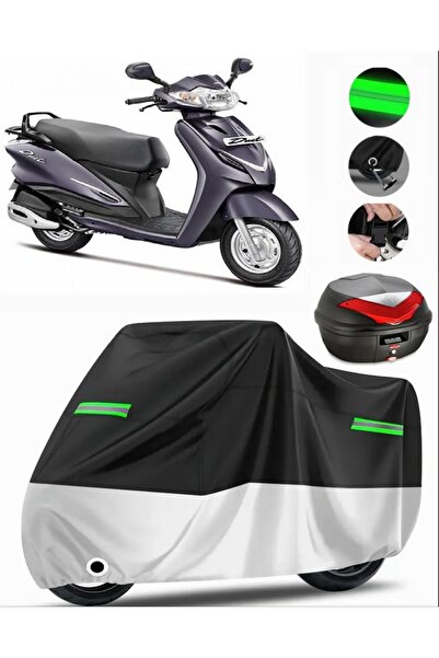 MotoEN غطاء دراجة نارية متوافق مع Hero Duet LX 110 Premium (متوافق مع القفل) ...