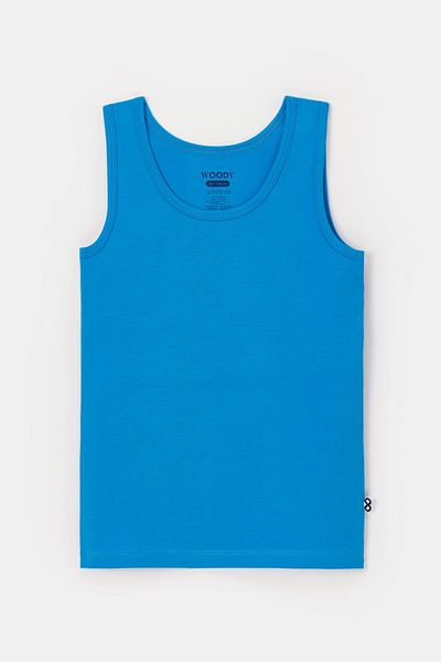 Woody 10-16 Years Old Boy Undershirt-Ves - 845-Blue