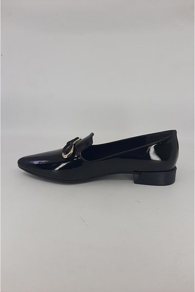 trender Black Patent Leather Women's Ballerinas 72-121