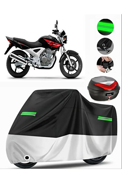 MotoEN هوندا CBX 250 تويستر حقيبة خلفية متوافقة مع القماش المشمع للدراجات الن...