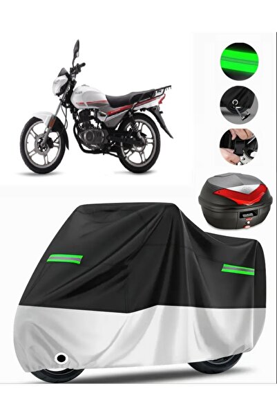 MotoEN غطاء دراجة نارية ممتاز متوافق مع حقيبة Kuba Strike 150 (متوافق مع القف...