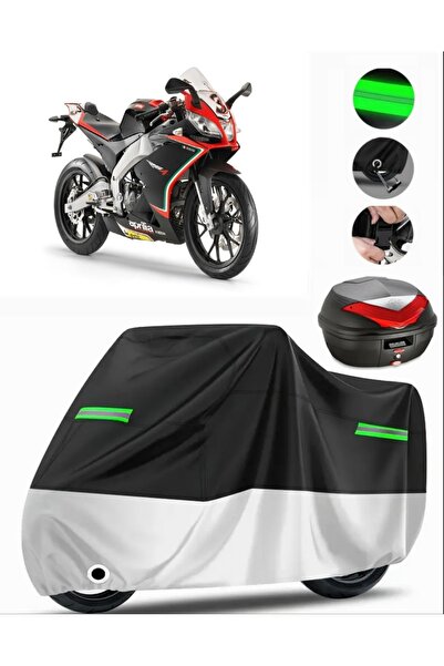 MotoEN حقيبة خلفية متوافقة مع Aprilia RS4 125 4T من القماش المشمع للدراجات ال...