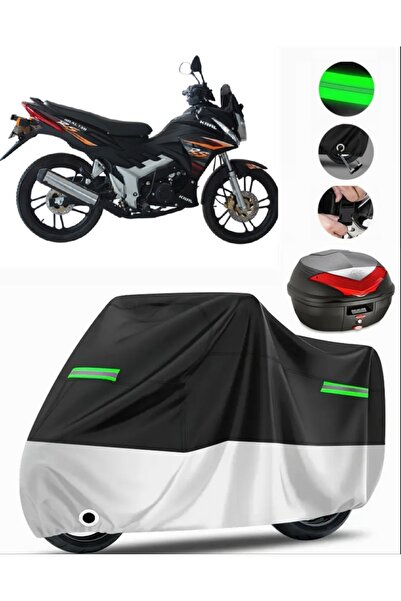 MotoEN Kral Motor Kr-130-16 Compatible Motorcycle Tarpaulin Premium (Lock Com...