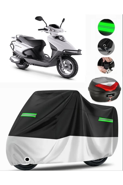 MotoEN حقيبة خلفية Rks Rocca 100 Max متوافقة مع قماش القنب للدراجات النارية ب...