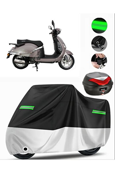 MotoEN Mondial 150 Z-One Rear Bag Compatible Premium Motorcycle Tarpaulin (Lo...