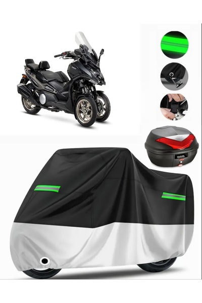 MotoEN حقيبة Kymco CV3 الخلفية المتوافقة مع القماش المشمع الممتاز للدراجات ال...