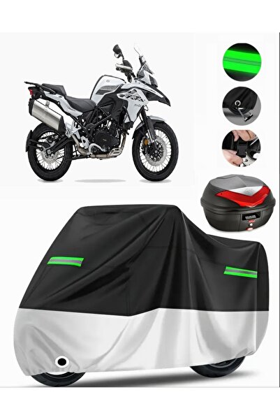 MotoEN Benelli TRK 502 X حقيبة خلفية متوافقة مع القماش المشمع للدراجات الناري...