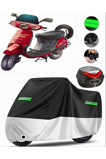 MotoEN Honda Kinetic Dx Rear Bag Compatible Motorcycle Tarpaulin Premium (Loc...