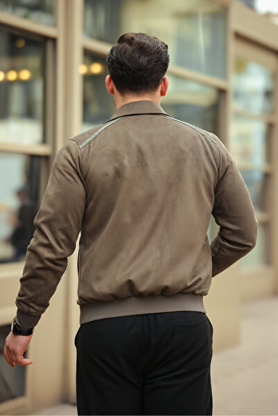 Boymen Men's Jacket Suede Jacket Seasonal Jacket