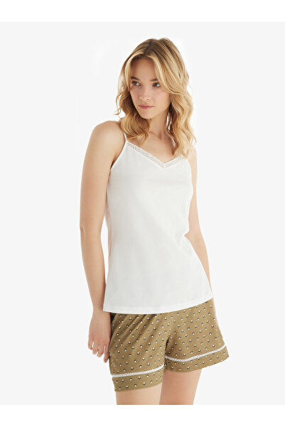 Blackspade Σετ Γυναικεία Πιτζάμα 51863 - Λευκό