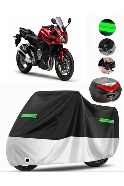 MotoEN Yamaha FZ1 Fazer متوافق مع القماش المشمع للدراجات النارية Premium (متو...