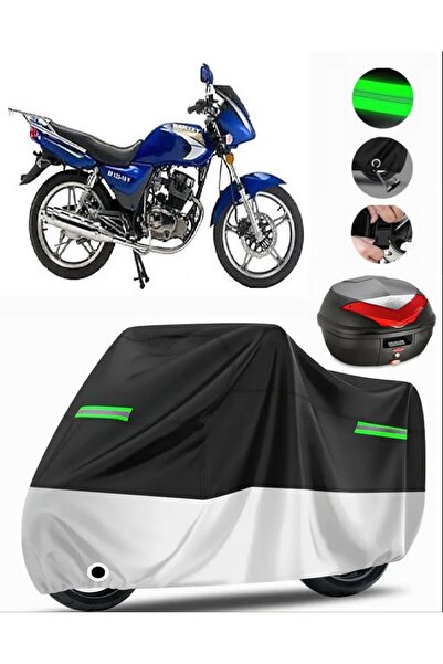 MotoEN Ramzey Velocity 100 Rear Bag Compatible Premium Motorcycle Tarpaulin (...