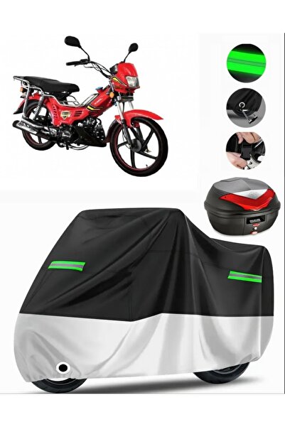 MotoEN Kral Motor KR-100-A مشمع دراجة نارية متوافق مع Premium (قفل متوافق) - ...