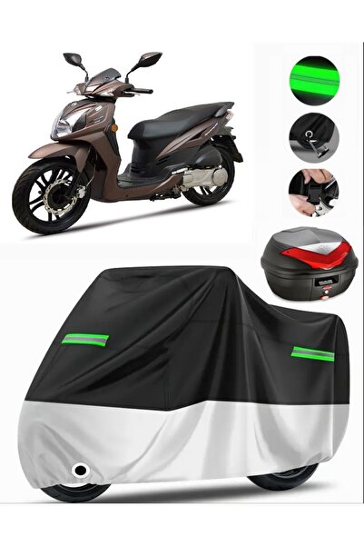 MotoEN Symphony SR 125 حقيبة خلفية متوافقة مع قماش القنب للدراجات النارية (مت...