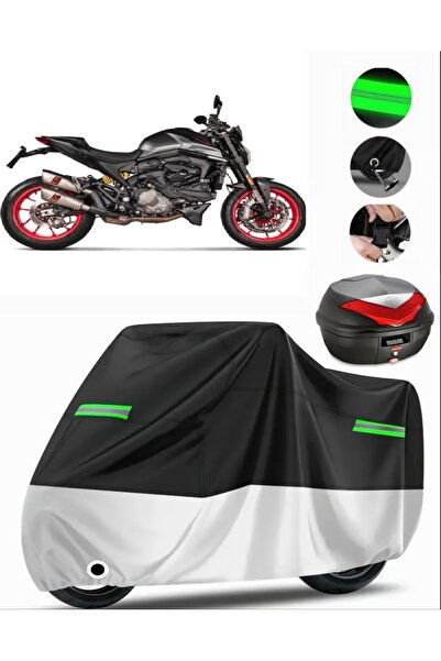 MotoEN Ducati Monster 937 Plus حقيبة خلفية متوافقة مع القماش المشمع للدراجات ...