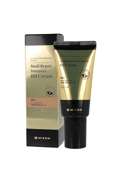 Mizon MIZON Snail Repair Intensive BB Cream #21 SPF50 50 ml - BB krém s šnečím slizem