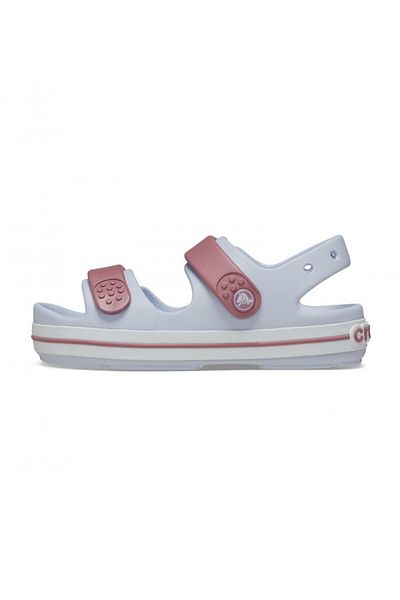 Crocs صندل كروزر بشريط تمساح للأطفال من Dreamscape/Cassis